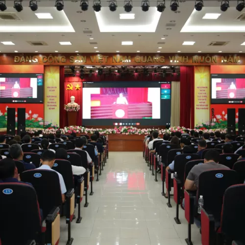 Đảng bộ Công ty Thuốc lá Sài Gòn tham gia Hội nghị trực tuyến nghiên cứu, học tập, quán triệt và triển khai thực hiện Nghị quyết 09-NQ/TW của Bộ Chính trị về xây dựng và phát triển Thành phố Hồ Chí Minh trong kỷ nguyên mới